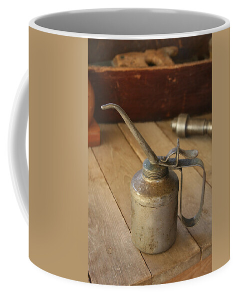 Tool Coffee Mug featuring the photograph Oil Can by Marna Edwards Flavell