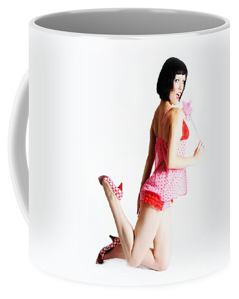 Pink Coffee Mug featuring the photograph Ok but say please by Robert WK Clark