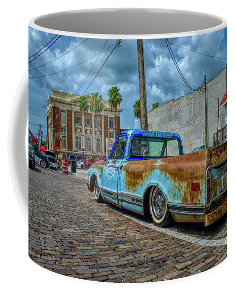 Car Show Coffee Mug featuring the photograph Olchevy by Alison Belsan Horton