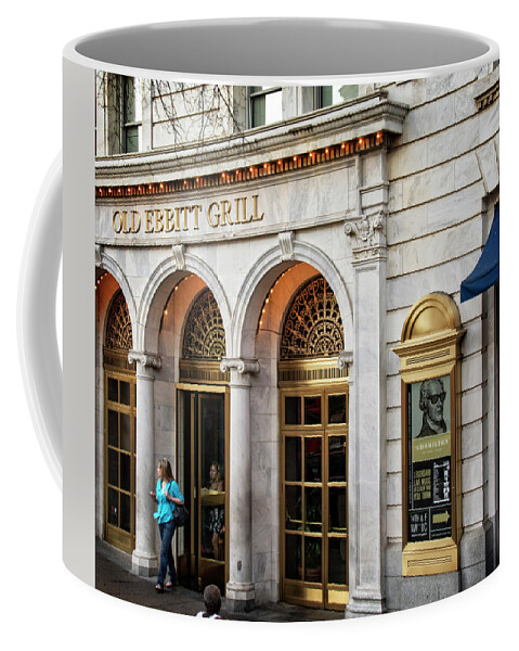 Washington Dc Coffee Mug featuring the photograph Old Ebbitt Grill by Greg and Chrystal Mimbs