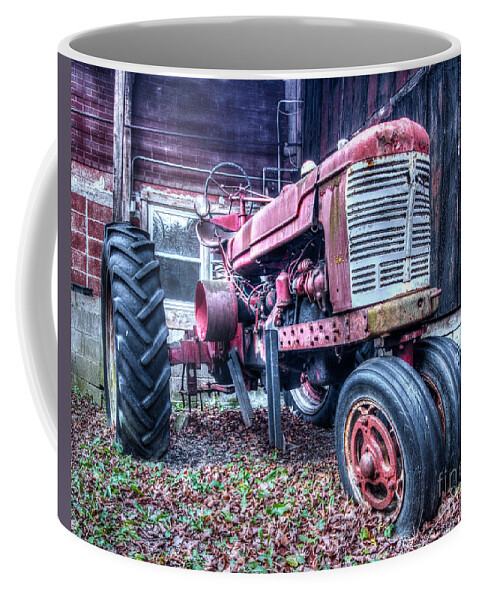Tractors Coffee Mug featuring the photograph Old Farm Tractor by Rod Best