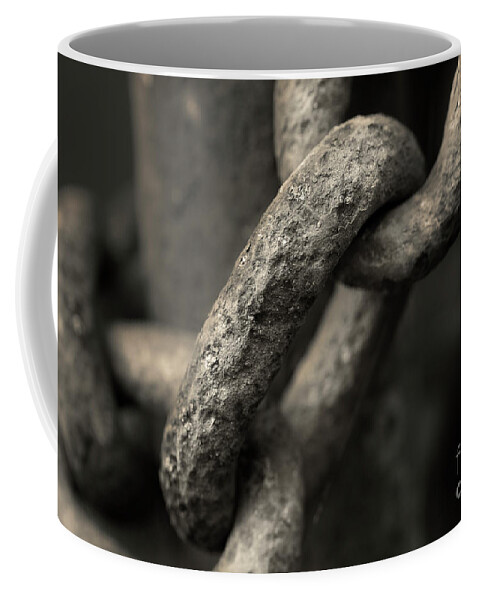 Chain Coffee Mug featuring the photograph Old Iron by Mike Eingle