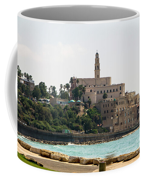 Sea Coffee Mug featuring the photograph Old Jaffa by Adriana Zoon