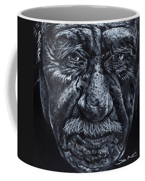 Portrait Coffee Mug featuring the painting Old Joe by John Neeve