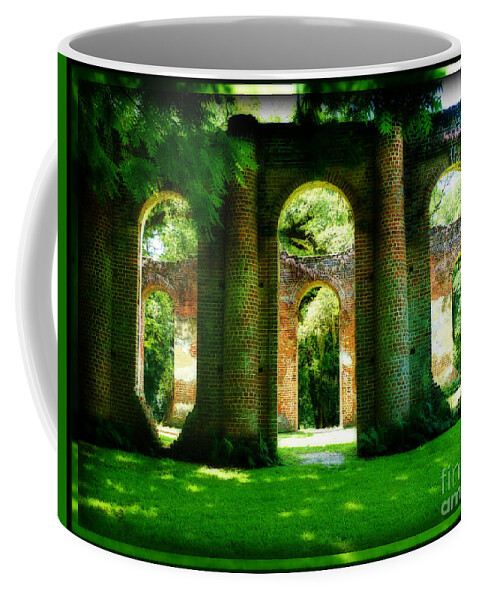 Church Coffee Mug featuring the photograph Old Sheldon Church by Leslie Revels