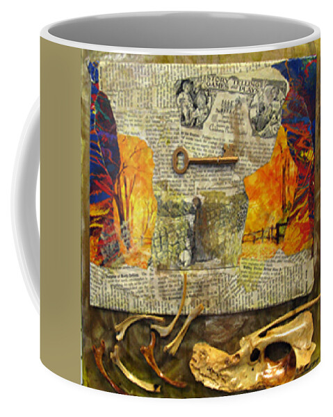 Mixed Media Coffee Mug featuring the digital art Old Stories Never Die by John Vincent Palozzi