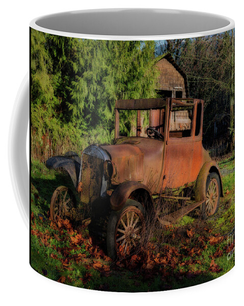 Old Coffee Mug featuring the digital art Old Timer by Jim Hatch
