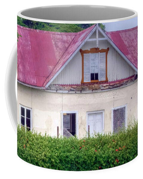 Tobago Coffee Mug featuring the photograph Old Tobago House by Nadia Sanowar