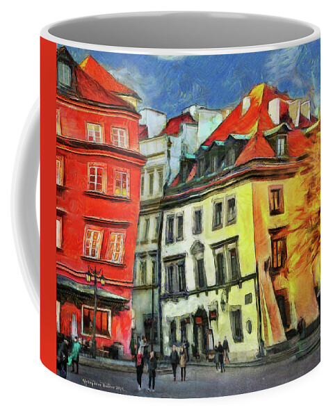  Coffee Mug featuring the photograph Old Town in Warsaw # 27 by Aleksander Rotner