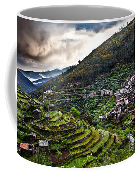 Mountains Coffee Mug featuring the photograph Old town by Jorge Maia