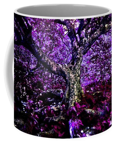 Old Tree Coffee Mug featuring the photograph Old Tree Altered by Allen Nice-Webb