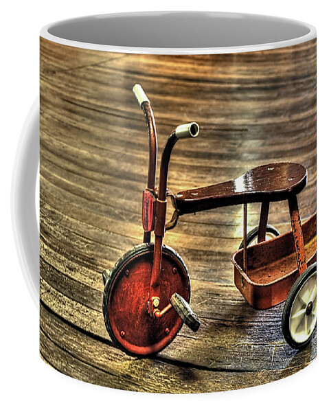 Old Tricycle Coffee Mug featuring the photograph Old Tricycle by Kaye Menner