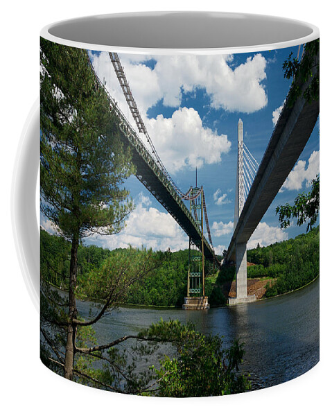Lawrence Coffee Mug featuring the photograph Old vs New by Lawrence Boothby
