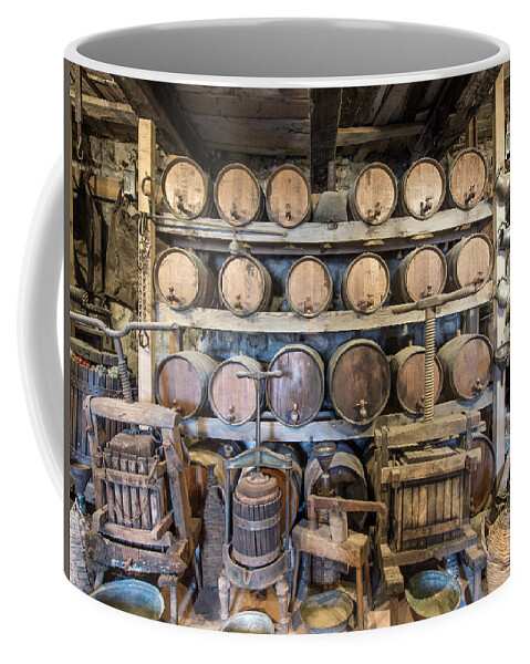 Greek Coffee Mug featuring the photograph Old Wine Cellar by Roy Pedersen