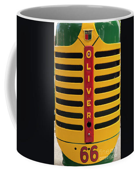 Tractor Coffee Mug featuring the photograph Oliver 66 Tractor by Mike Eingle