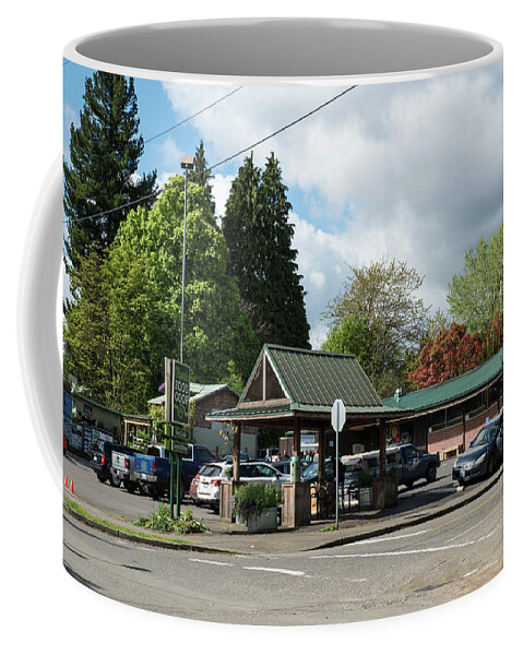 Olympia Food Co-op Coffee Mug featuring the photograph Olympia Food Co-op by Tom Cochran