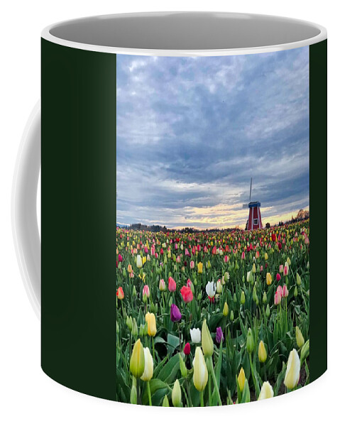 Tulip Coffee Mug featuring the photograph Ominous Spring Skies by Brian Eberly
