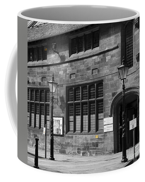 Lamppost Coffee Mug featuring the photograph On guard. by Elena Perelman