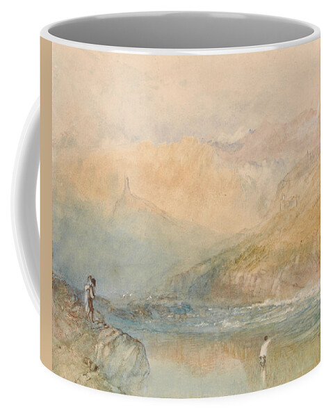 19th Century Art Coffee Mug featuring the painting On the Mosell Near Traben Trarbach by Joseph Mallord William Turner