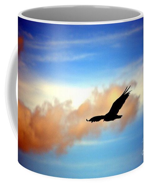 Vulture Coffee Mug featuring the photograph On the Prowl by Dani McEvoy