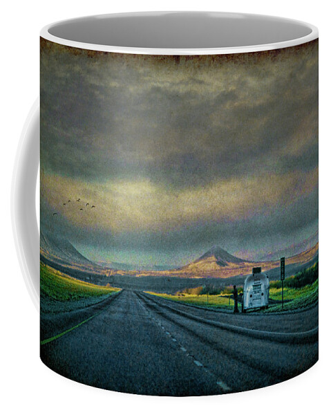 Road Coffee Mug featuring the photograph On the Road Again by Chris Lord
