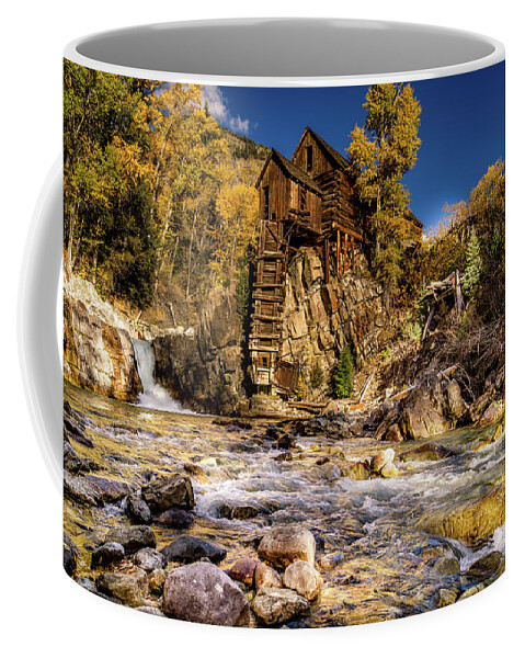 Crystal Coffee Mug featuring the photograph On the Rocks by Chuck Rasco Photography