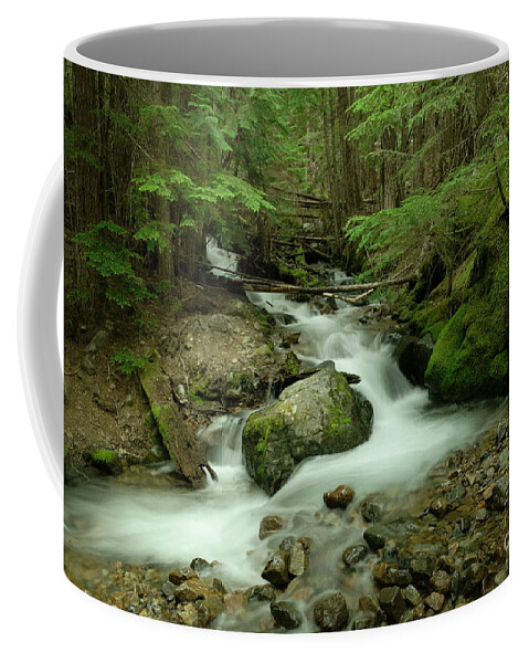 River Coffee Mug featuring the photograph On the way to Crystal Lakes by Jeff Swan