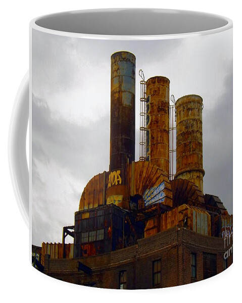 Factory Coffee Mug featuring the photograph On Top Of Old Smokey by Robyn King