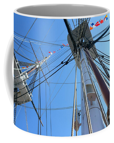 Ship Coffee Mug featuring the photograph Onboard USS Constitution by Lori Lafargue