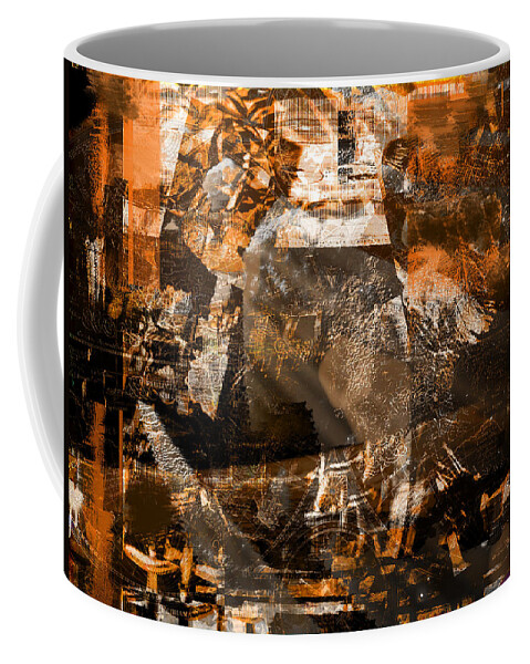 Abstract Coffee Mug featuring the digital art Once Upon A Time.. by Art Di
