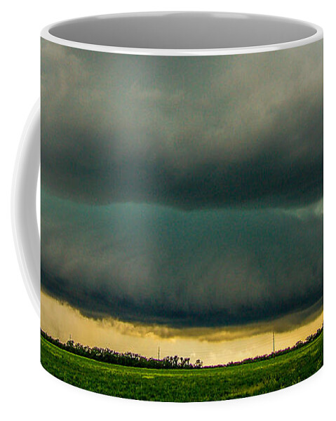 Nebraskasc Coffee Mug featuring the photograph One Mutha of a Supercell 014 by NebraskaSC