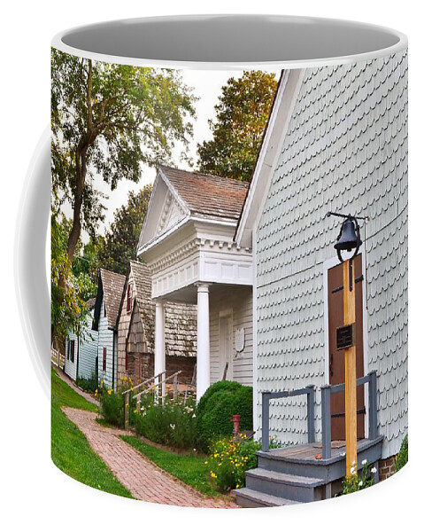  Coffee Mug featuring the photograph One Room Schoolhouse - Lewes Delaware by Kim Bemis