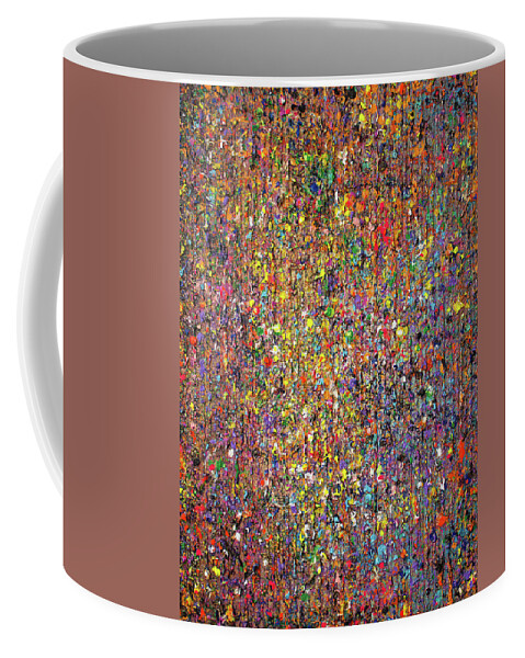 Derek Kaplan Art Coffee Mug featuring the painting Opt.62.16 Pretty Things by Derek Kaplan