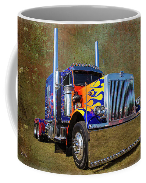 Truck Coffee Mug featuring the photograph Optimus Peterbilt by Keith Hawley