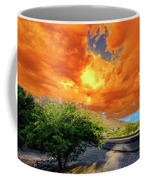 Arizona Coffee Mug featuring the photograph Orange Crush h07 by Mark Myhaver