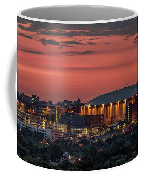 Carrier Dome Coffee Mug featuring the photograph Orange Nation by Everet Regal