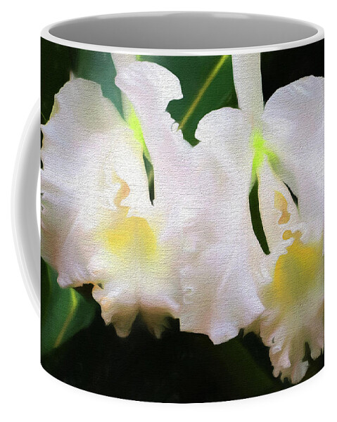 Orchids Coffee Mug featuring the photograph Orchids O'Keeffe by John Freidenberg