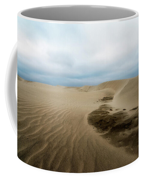 Beach Coffee Mug featuring the photograph Oregon Dune Wasteland 1 by Ryan Manuel