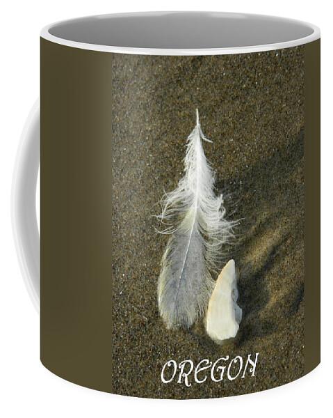 Feathers Coffee Mug featuring the photograph Oregon Feather by Gallery Of Hope 