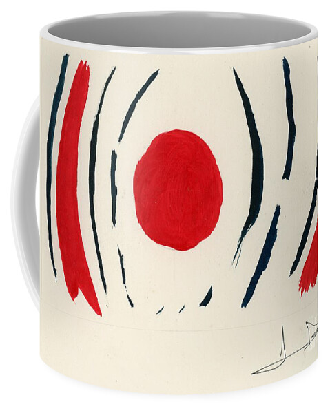 Design Coffee Mug featuring the painting Oriental Sun by George D Gordon III