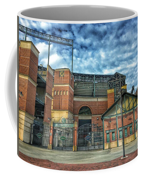 Oriole Park Coffee Mug featuring the photograph Oriole Park at Camden Yards Gate by Marianna Mills