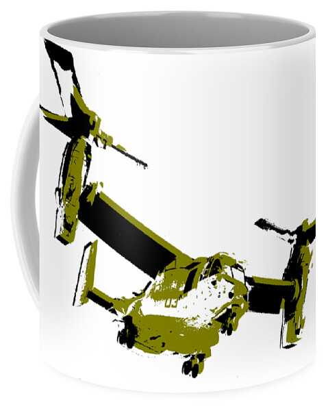 Osprey Coffee Mug featuring the digital art Osprey by Piotr Dulski