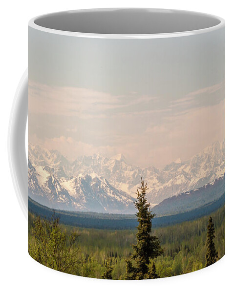 Alaska Coffee Mug featuring the photograph Other views of Alaska's Mount Denali by Charles McCleanon