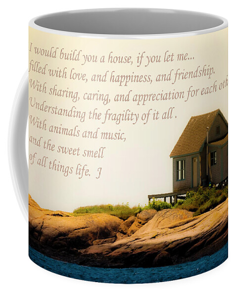 Cabin. Island. Prose Coffee Mug featuring the photograph Our House by Jeff Cooper