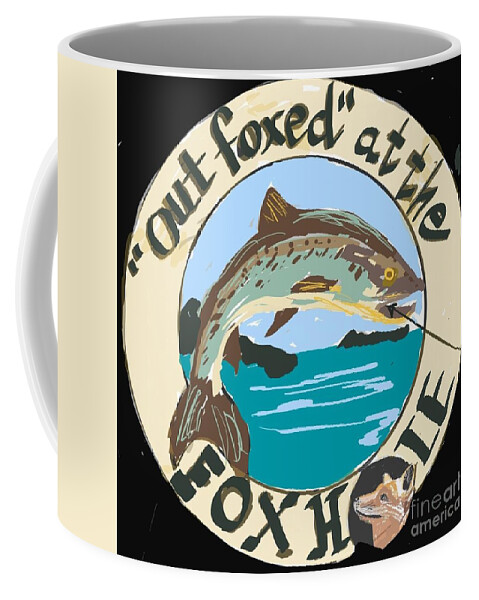  Coffee Mug featuring the painting Out Foxed by Francois Lamothe