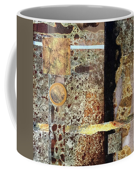 Collage Coffee Mug featuring the mixed media Out of Chaos II by Sandra Lee Scott