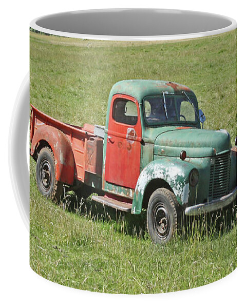 Car Coffee Mug featuring the photograph Out to Pasture by Ira Marcus