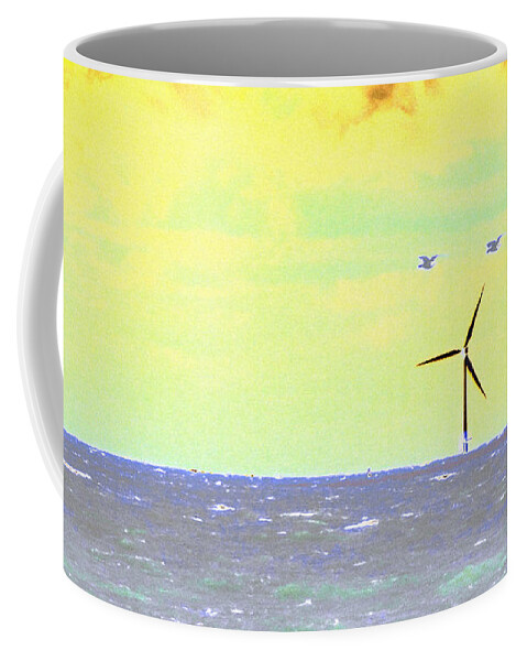 Sea Coffee Mug featuring the photograph Out to Sea by Susan Baker
