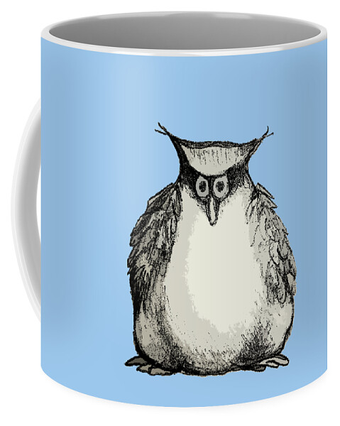 Owls Coffee Mug featuring the digital art Tyto by Deborah Runham