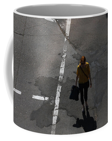 Street Photography Coffee Mug featuring the photograph Own the Attentions by J C
